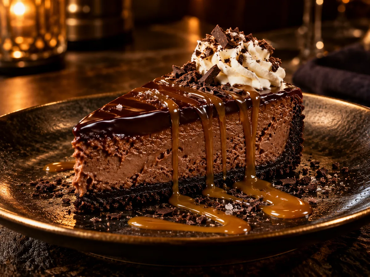 Chocolate Caramel Cheesecake