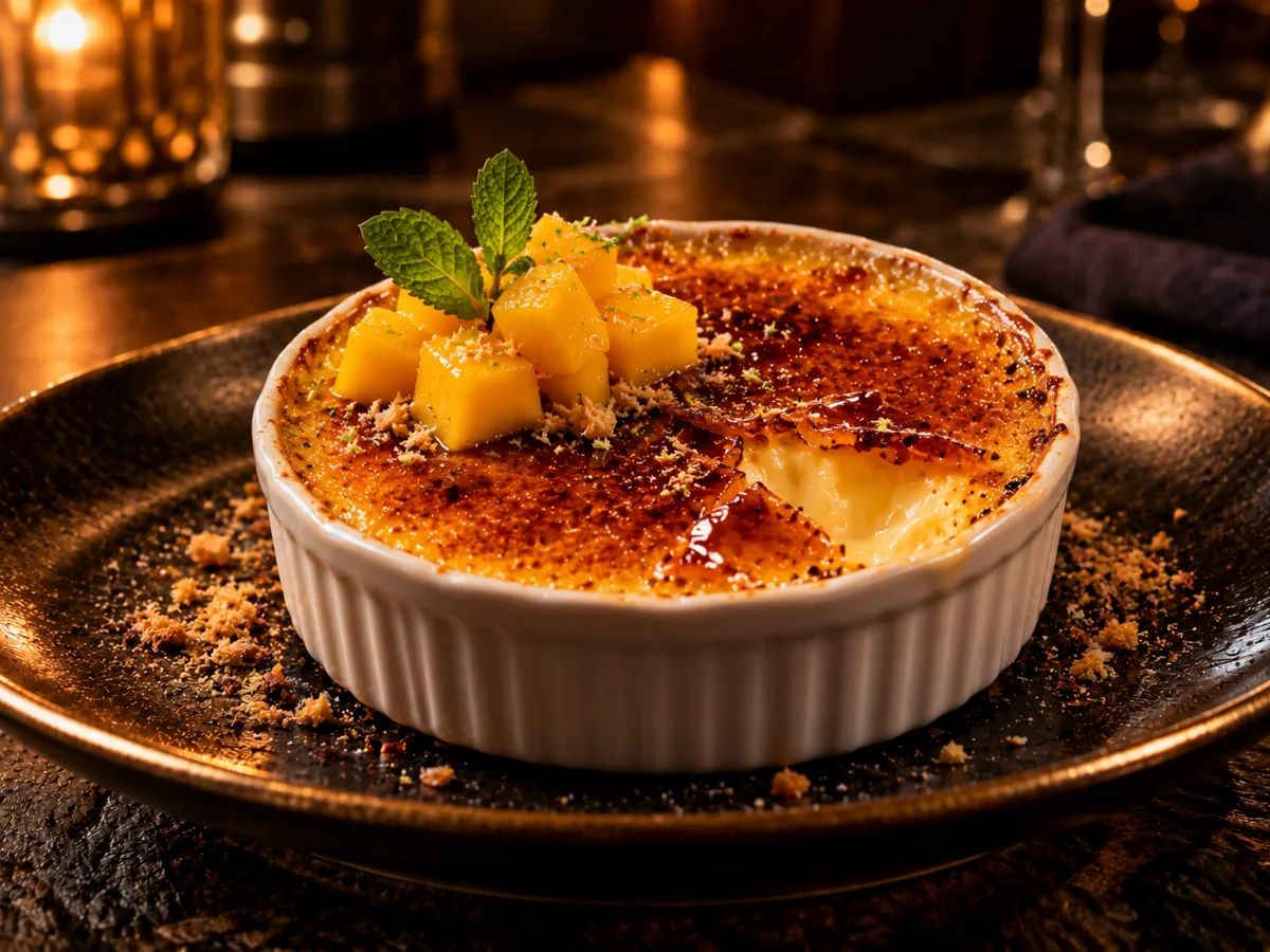 Mango Crème Brûlée