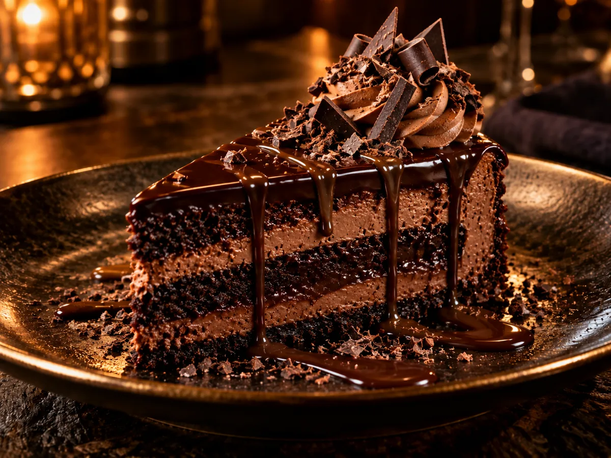 Quad Chocolate Cake