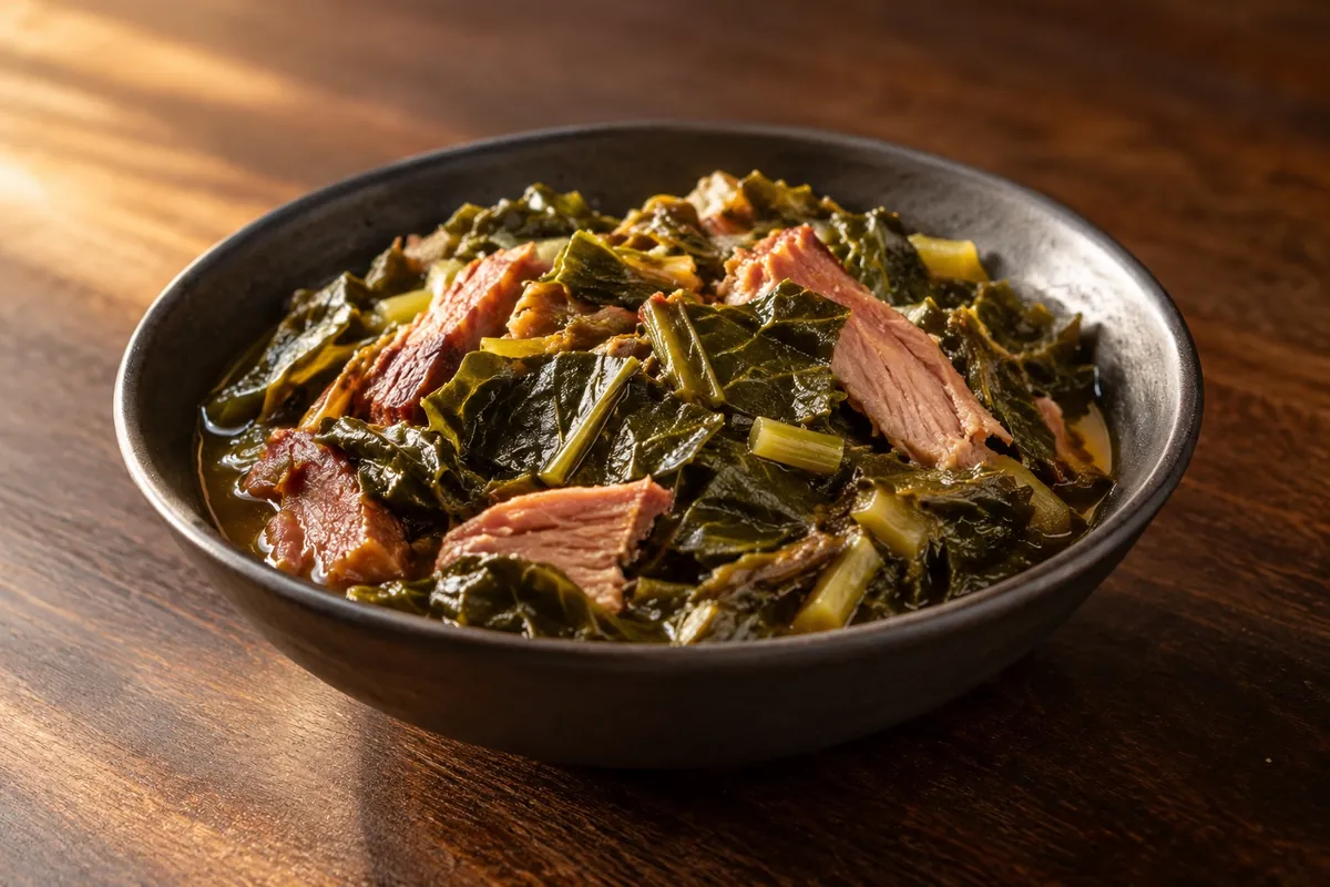 Southern Greens with Smoked Turkey